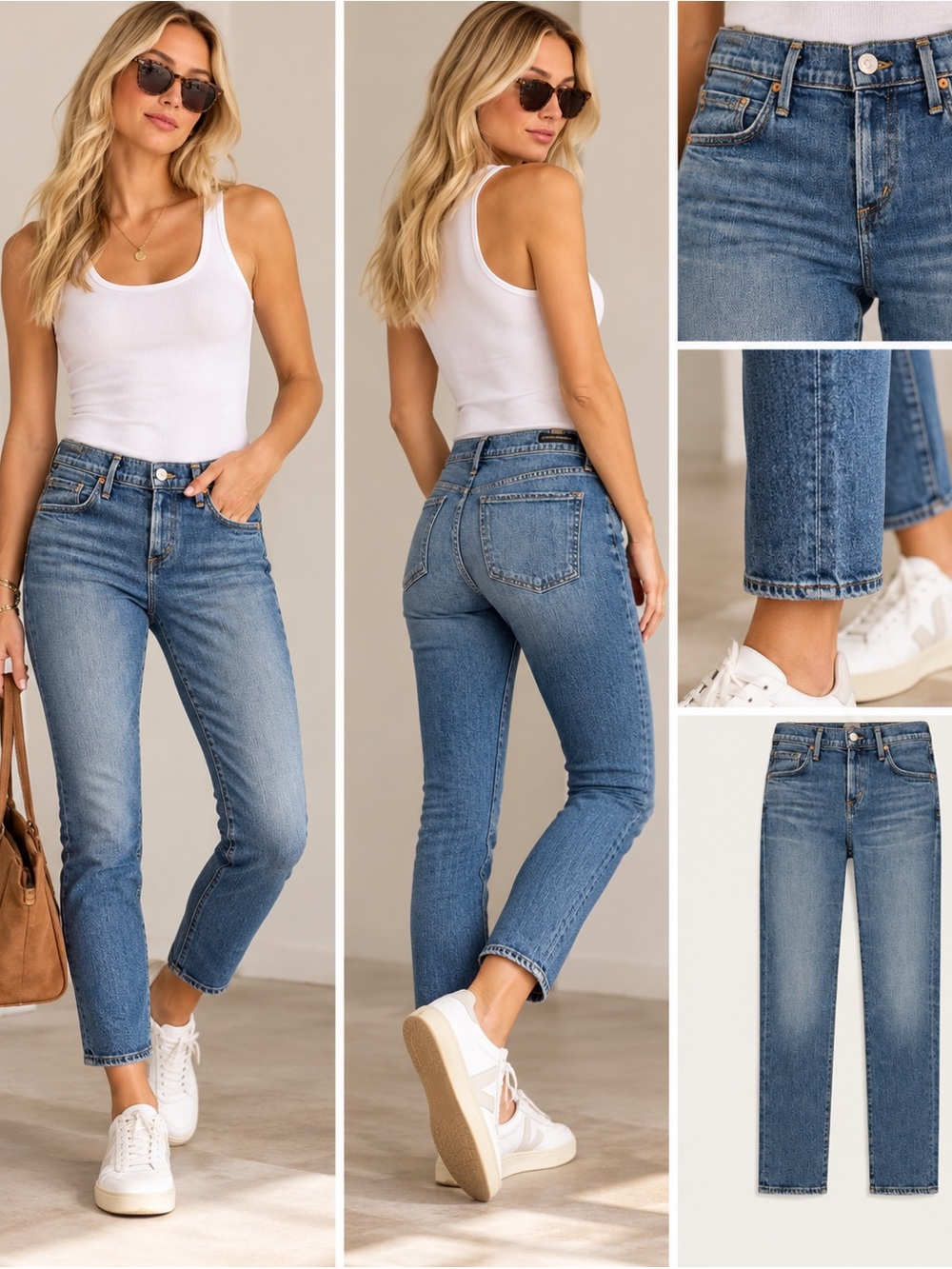 Citizens of Humanity Elsa Mid Rise Slim Fit Crop Jeans Size 26